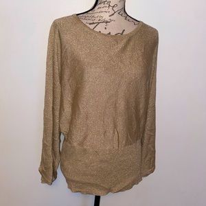 🧡Lane Bryant Sparkling Gold Sweater🧡